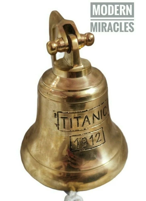 15,2 cm nautisches massives Messing London Hanging Maritime Ship Bell...