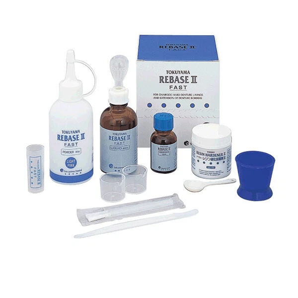 Tokuyama Rebase II Kit Chairside Hard Denture Linings Powder liquid Kit 20506