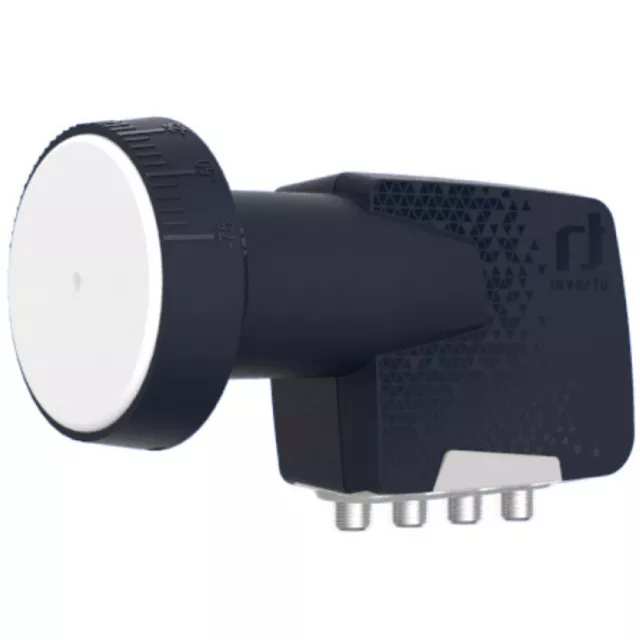 Inverto PREMIUM Quattro-LNB  Teilnehmer-Anzahl: 4 Feedaufnahme: 40 mm  Schwar...