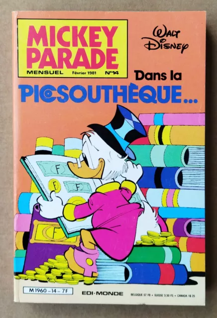 --- MICKEY PARADE (2ème série) n°14. DANS LA PICSOUTHÈQUE... ---  1981