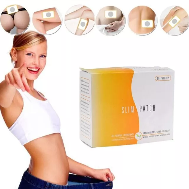 10 Strong Slimming Patches WEIGHT LOSS DIET AID Detox Slim Patch Fat Burner Slim