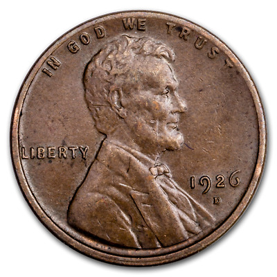 1926 D Lincoln Wheat Penny - G/VG