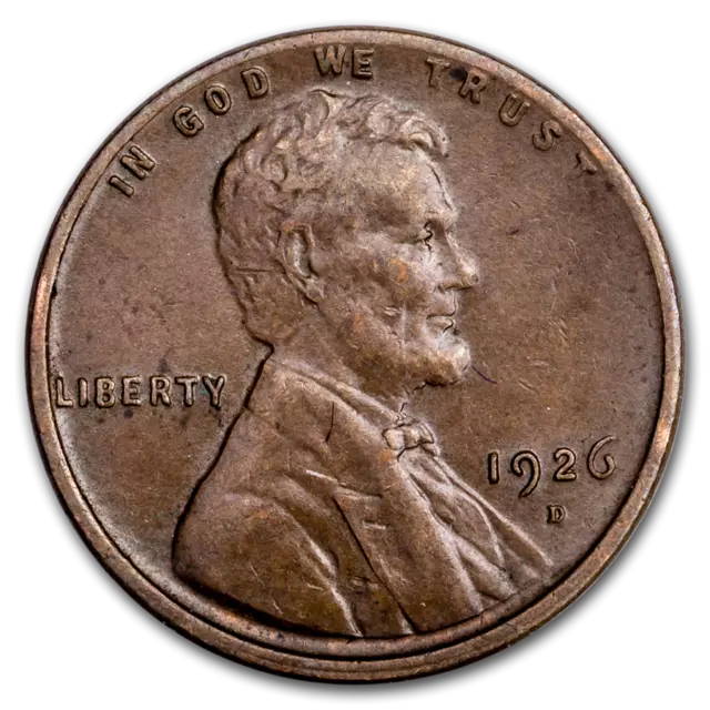 1926 D - Lincoln Wheat Penny - G/VG