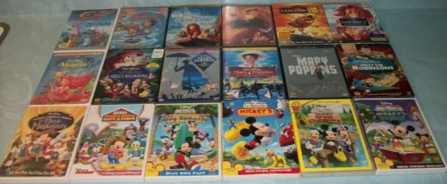 Disney DVDs M through Z $2.95 - $3.95 - $4.95 You Pick, Buy More Save Up To 25%