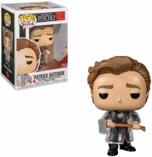 Pycho Pop FUNKO POP! MOVIES American Psycho #942 Patrick Bateman Toy Figure ...
