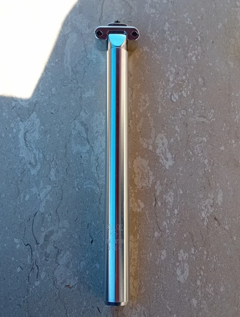 Tige De Selle Aéro ITM NOS - 26,4 Mm X 225 Mm - Argent, Vintage