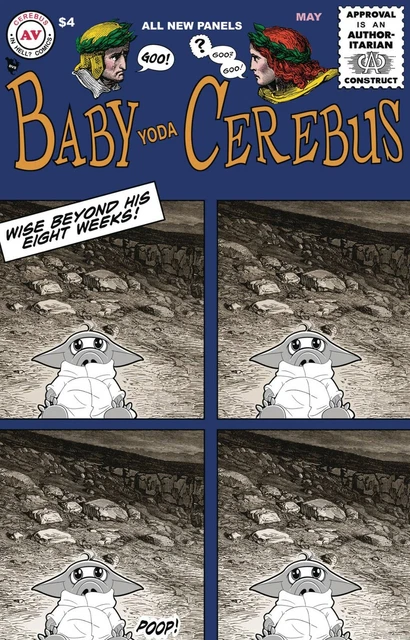 Baby Yoda Cerebus 1 Dave Sim Gustave Dore Batvark Star Wars Baby Huey Homage NM