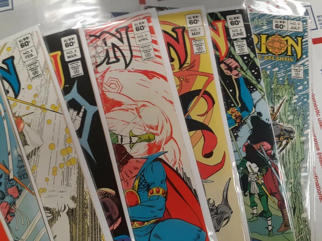 ARION LORD OF ATLANTIS (DC Comics 1982) lot of 8 issues #2-9