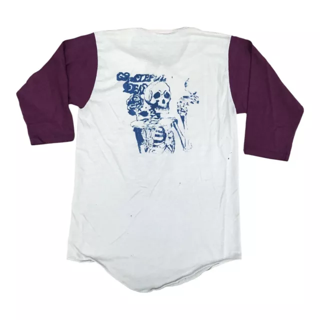 70s Vintage GRATEFUL DEAD Mens Raglan T Shirt Large | Single Stitch Jerry Garcia