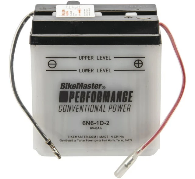 BikeMaster BikeMasterPerformance Conventional Batteries 6N6-1D-2