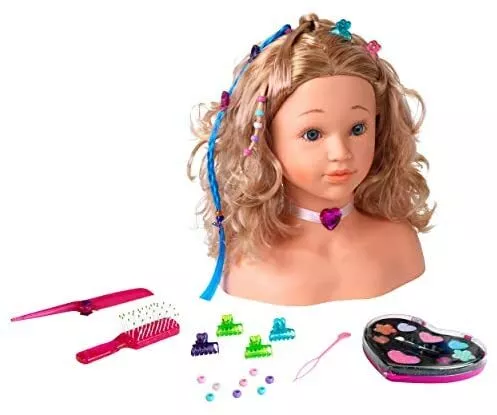 Theo Klein 5240 Princess Coralie Make-Up and Hairdressing Head Sophia I With Ha