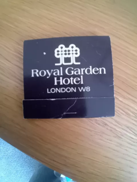 Royal Garden Hotel London W8. Matchbook And Matches Unused VGC. Collectable Rare