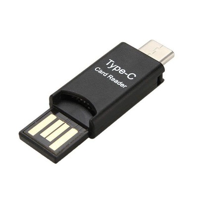 L x L x H Tellaboull ABS 55 x 16 x 10 mm Lettore di schede Universale Lettore di schede per PC Cellulare Lettore di schede OTG Micro USB OTG TF/SD Memoria Flash 