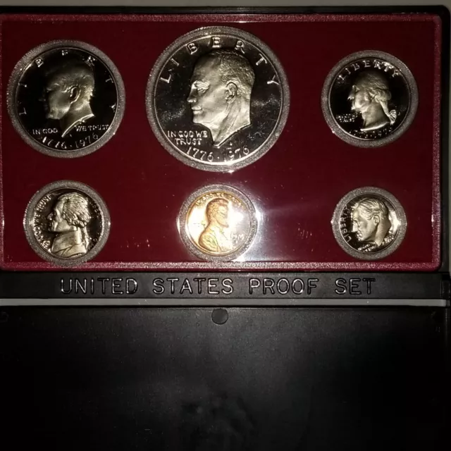 1776-1976 bicentennial silver proof set