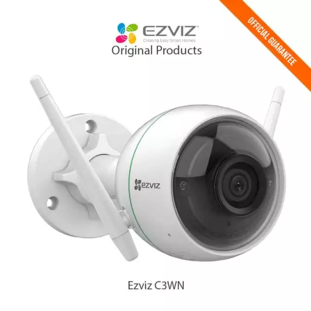 Ezviz C3WN Cámara de seguridad Exterior WiFi 1080p 2,4 GHz IP66 Visión Nocturna