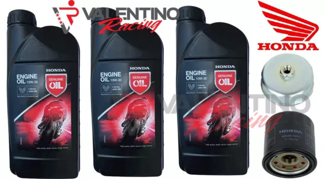 Kit Tagliando Orig Honda Olio + Filtro Olio + Chiave Fjs Swt 400 600 Silver Wing