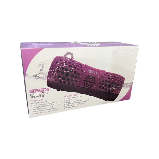 NEW COMFY FLOATS Bluetooth Floating Speaker Waterproof Bag Solar