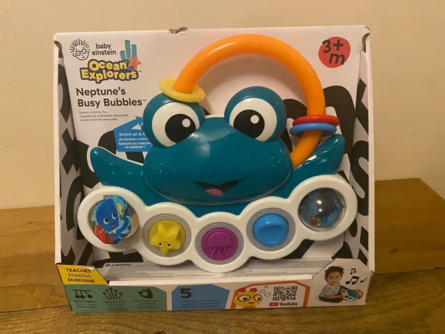 Baby Einstein Neptunes Busy Bubbles Baby Sensory Activity Toy