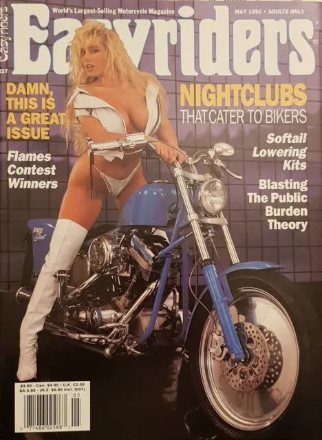 1992 May Easyriders Motorcycle Magazine David Mann Harley-Davidson Exotic  Dancer