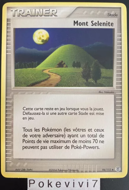 Carte Pokemon MONT SELENITE 94/112 Bloc EX Rouge Feu Vert Feuille FR NEUF