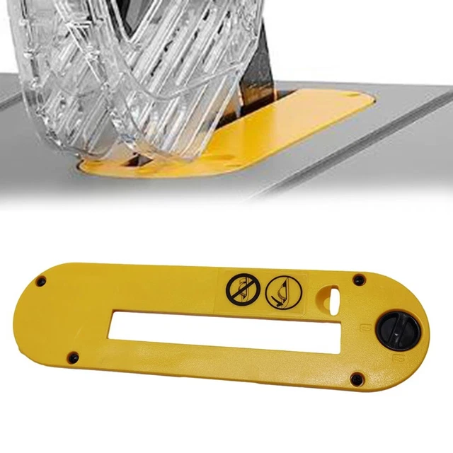 Piastra collo seghetto da tavolo DWE7402DI DWE7491 TIBE SAW Dado inserto giallo permanente