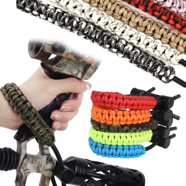 Compound Bow Wrist Bow Handle Sling Braided Parachute Cord Arrow Wrist Sling