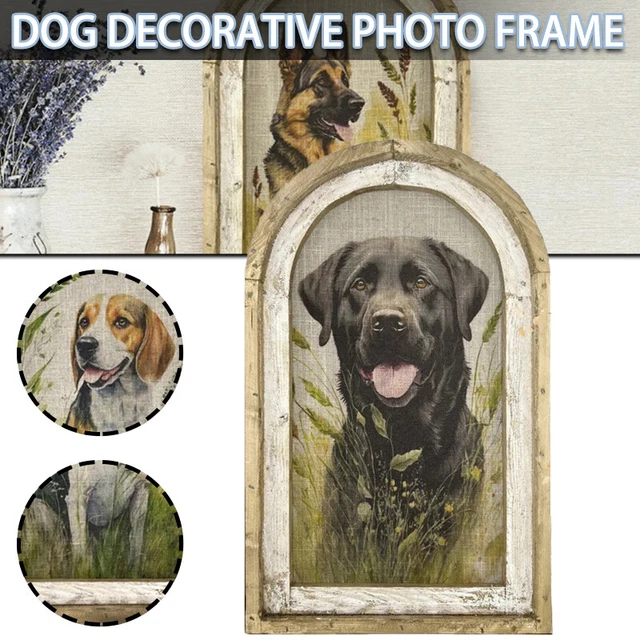 Madera para perro decoración de pared rústico para perro amante de perros recuerdo de mascotas E