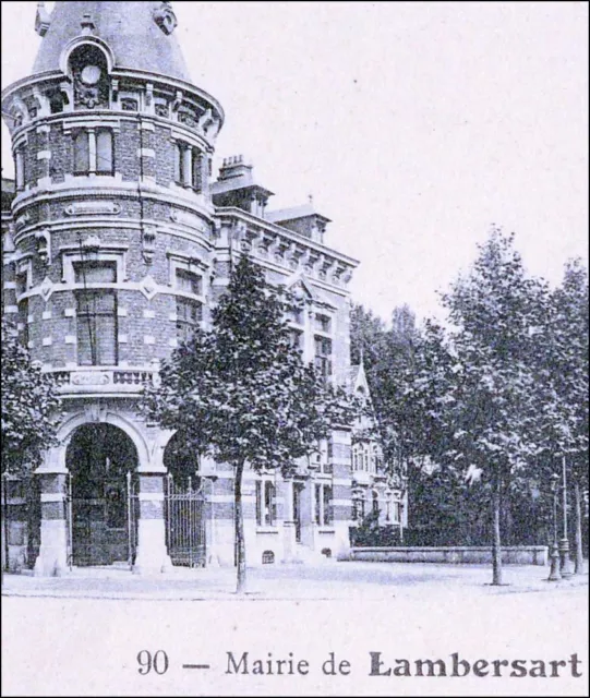 Lille Mairie Lambersart 1904 High School Shower Old Postcard North Cpa