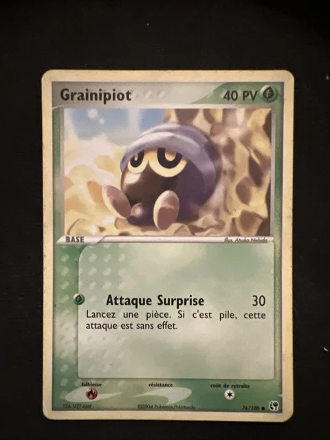 Carte Pokémon COMMUNE Grainipiot 76/100 EX Tempête de Sable Bloc EX FR