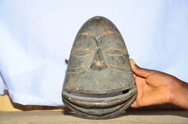 African Tribal Hemba Art Soko Mutu mask from Bahemba tribal (DRC).