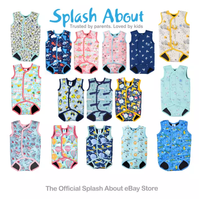 Splash About Baby Wetsuit - Babywrap Neoprene Baby and Toddler Baby Wrap