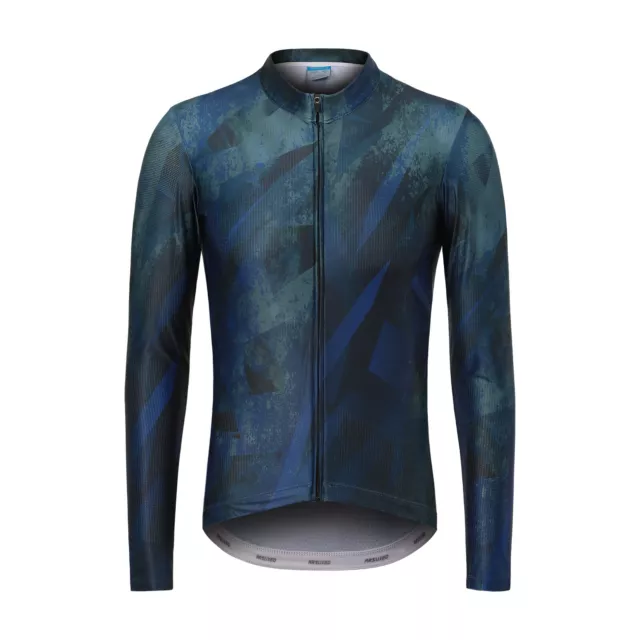 Men's Cycling Jersey Long Sleeve Slim Fit Tops Thin Jacket MTB Bicycle Outerwear