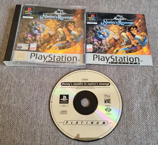 SONY PLAYSTATION 1 PS1 Game Disney's Aladdin Nasira's Revenge Boxed ...