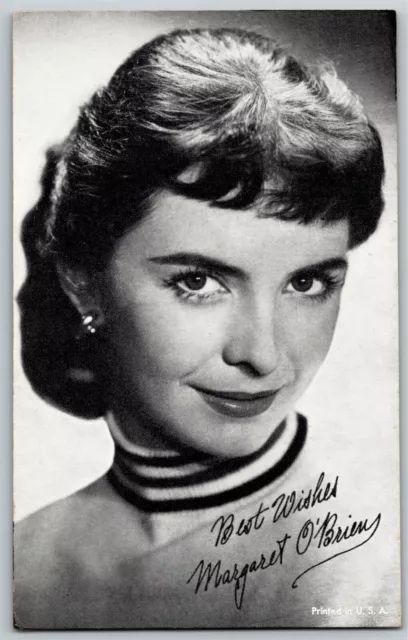 Vintage Margaret O'Brian Actress Arcade Card - VGC