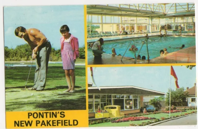 Pontins New Pakefield Holiday Camp Lowestoft Old Postcard #4, B392