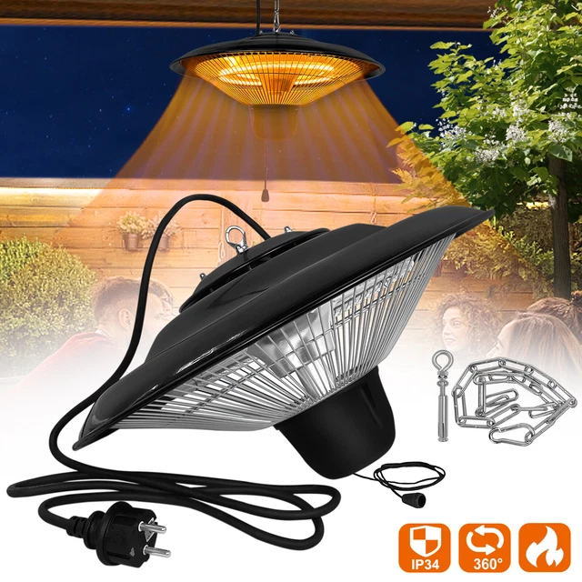Deckenheizstrahler 1500W Heizstrahler Wärmestrahler Infrarot Heizpilz Heizgerät