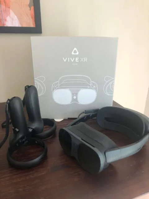 HTC Vive XR Elite - Very Good Condition w/ ALL OG Components