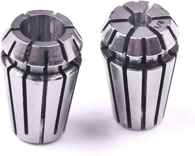 ER11 Collet Set,High Precision 1/8 Inch and 1/4 Inch Spring Collet Set for CNC E