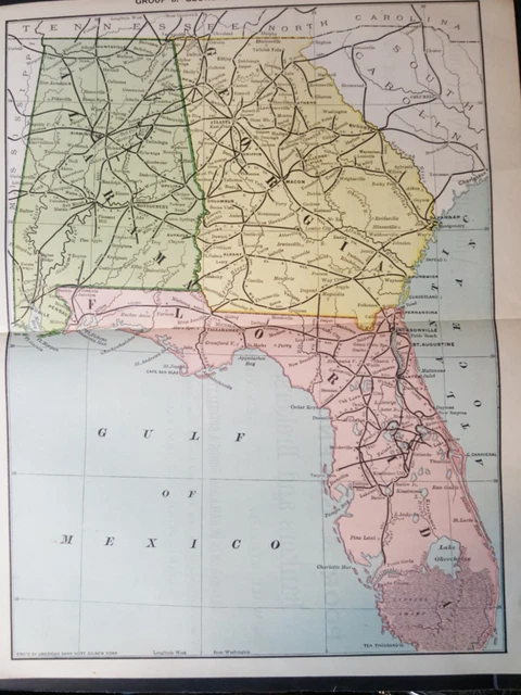 1888 RAILROAD MAP FLORIDA GEORGIA - 1888 Railroad Map FLORIDA GEORGIA ALABAMA All Train.webp map of florida railroads