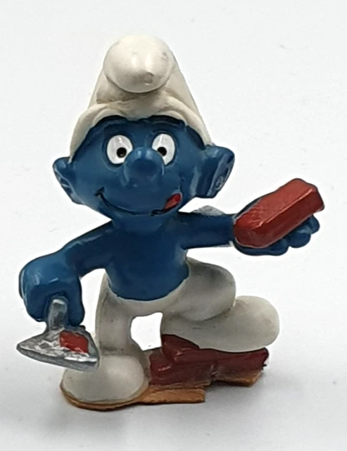 SCHTROUMPFS INDIEN AVEC SOCLE publicitaire je supporte - SCHLEICH