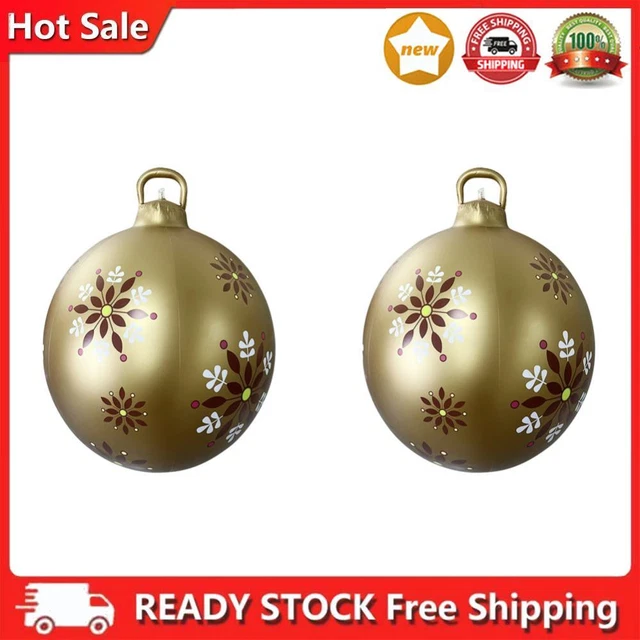 2pcs 60cm Santa Ball, Large Snowman Ball, Versatile Gifts