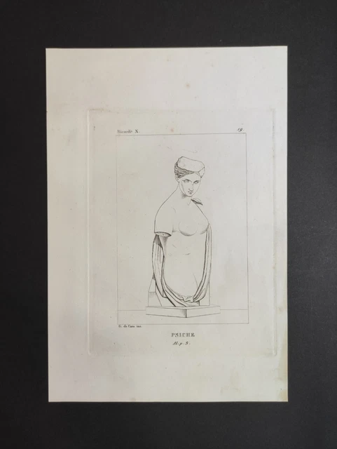 Psiche, Ricordi di Napoli Martorana, de Caro, Stampa 1853