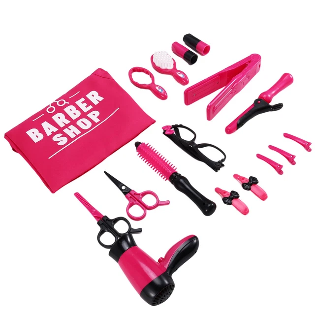 Set De Peluquería Y Maquillaje Con Cabeza De Muñeca – Juguete De Plástico Seguro Para Niñas, Ideal Para Peinar Y Crear Estilos