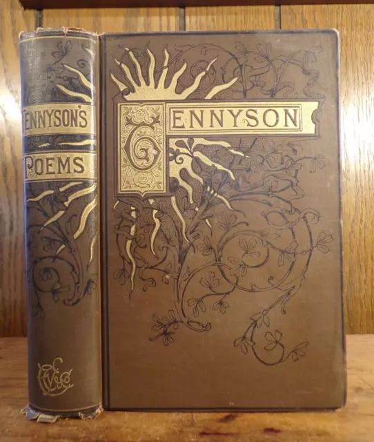 The Poetical Works of Alfred, Lord Tennyson ~ 1888 ~ T.Y. Crowell ~ Red Line Ed