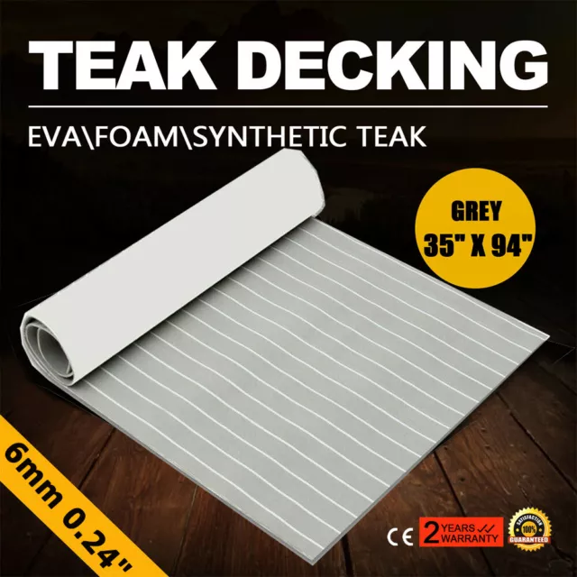 6 mm teca marina EVA espuma barco yate cubierta suelo autoadhesivo almohadilla decoración