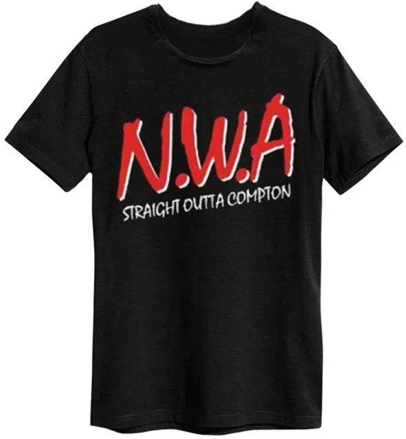 Amplified NWA Straight Outta Compton Mens Black T Shirt NWA Classic Tee T Shirt