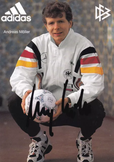 Andreas Möller - DFB - Autogrammkarte - signiert -  !