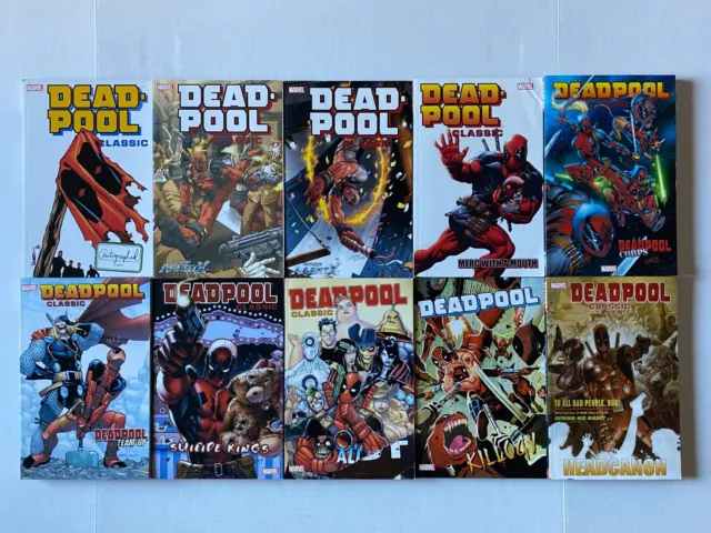 Deadpool Classic Vol 8 9 10 11 12 13 14 15 16 17 TPB/Graphic Novel Lot Marvel