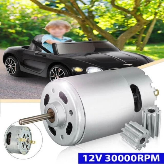 Easy Replacement and Upgrade RS550 12V DC 30000 Rpm Gear Motor for Toy Cars