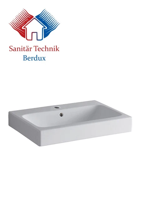 Geberit Geberit lavabo iCon con orificio de grifo con desbordamiento 600x485mm blanco NUEVO